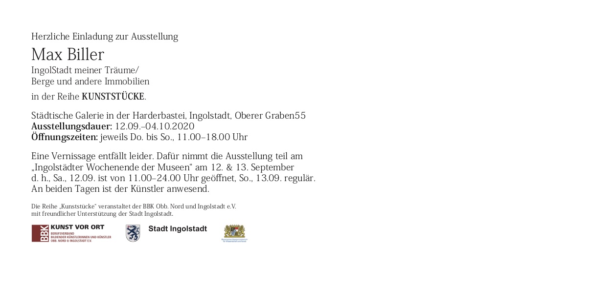Einladung Biller Back